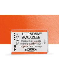 Schmincke Horadam Aquarellfarben im ganzen Näpfchen – 348 Kadmium orange-rot