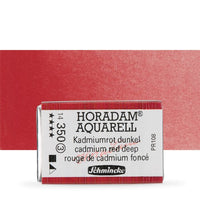 Schmincke Horadam Aquarellfarben im ganzen Näpfchen – 350 Kadmium satterot