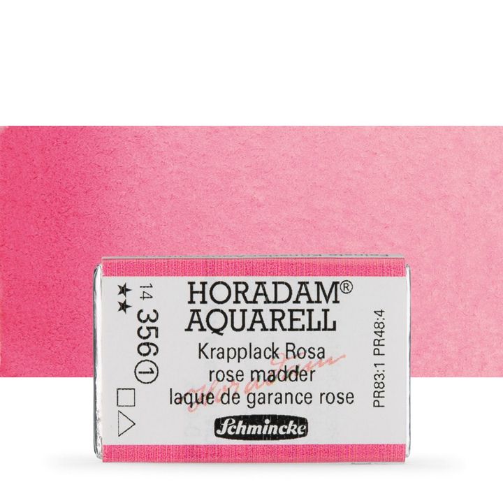 Schmincke Horadam Aquarellfarben im ganzen Näpfchen – 356 madder Rosa