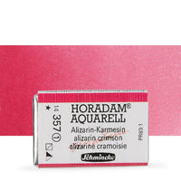 Schmincke Horadam Aquarellfarben im ganzen Näpfchen – 357 Alizarin Karmin
