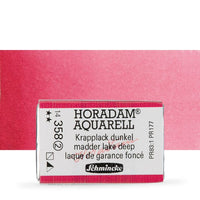 Schmincke Horadam Aquarellfarben im ganzen Näpfchen – 358 madder lake deep