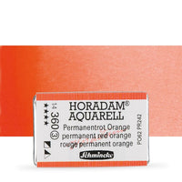 Schmincke Horadam Aquarellfarben im ganzen Näpfchen – 360 permanent orange-rot