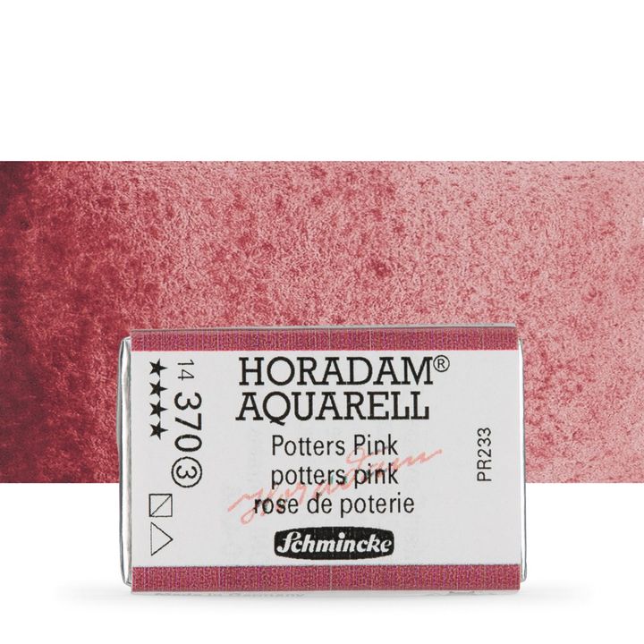 Schmincke Horadam Aquarellfarben im ganzen Näpfchen – 370 Töpferrosa