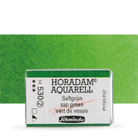 Schmincke Horadam Aquarellfarben im ganzen Näpfchen – 530 sap green