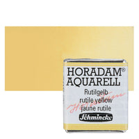 Schmincke Horadam Aquarellfarben im halben Näpfchen | verschiedene Farbtöne | 205 rutile žltá