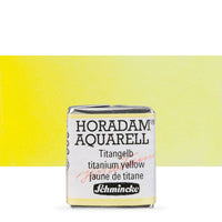 Schmincke Horadam Aquarellfarben im halben Näpfchen | verschiedene Farbtöne | 206 titanovožltá