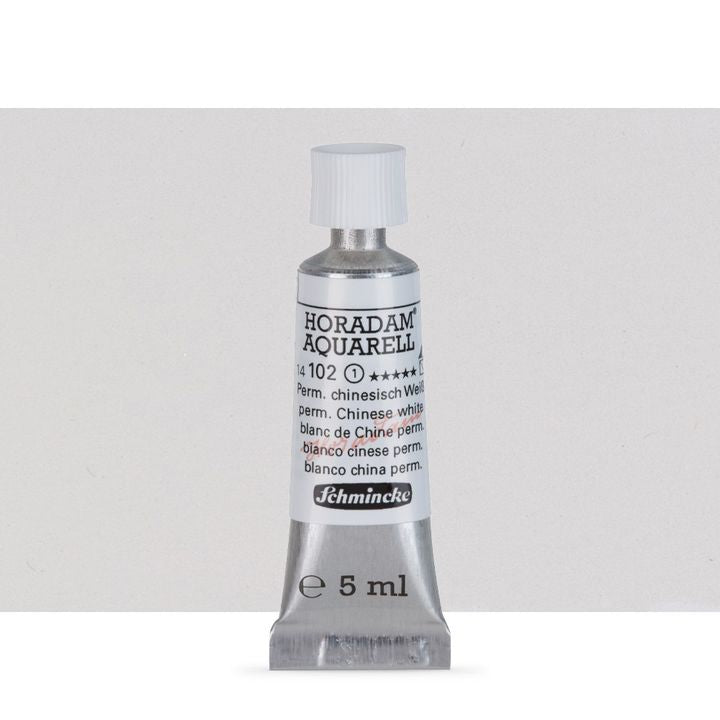 Schmincke HORADAM Aquarellfarben in der 5 ml Tube | verschiedene Farbtöne | 102 permanentweiß Chinese