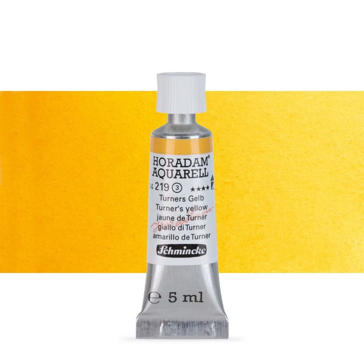 Schmincke HORADAM Aquarellfarben in der 5 ml Tube – 219 Turners Gelb