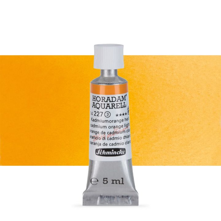 Schmincke HORADAM Aquarellfarben in der 5 ml Tube – 227 Cadmium hellorange