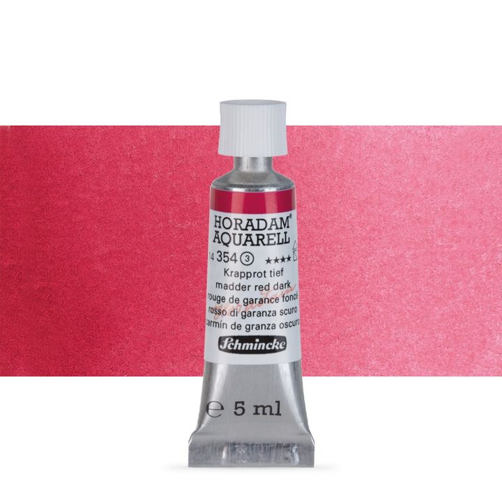 Schmincke HORADAM Aquarellfarben in der 5 ml Tube – 354 madder dunkelrot