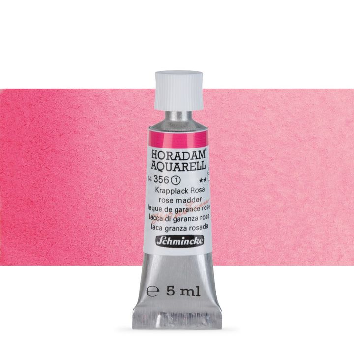 Schmincke HORADAM Aquarellfarben in der 5 ml Tube – 356 rose madder