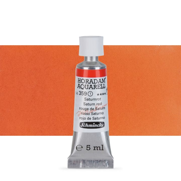 Schmincke HORADAM Aquarellfarben in der 5 ml Tube – 359 Saturn red