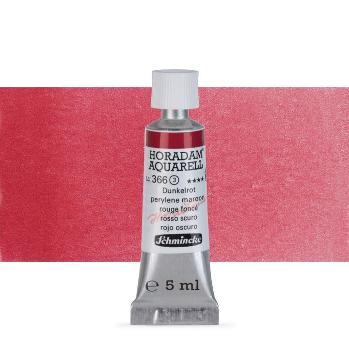 Schmincke HORADAM Aquarellfarben in der 5 ml Tube – 366 Perylen-Kastanienbraun