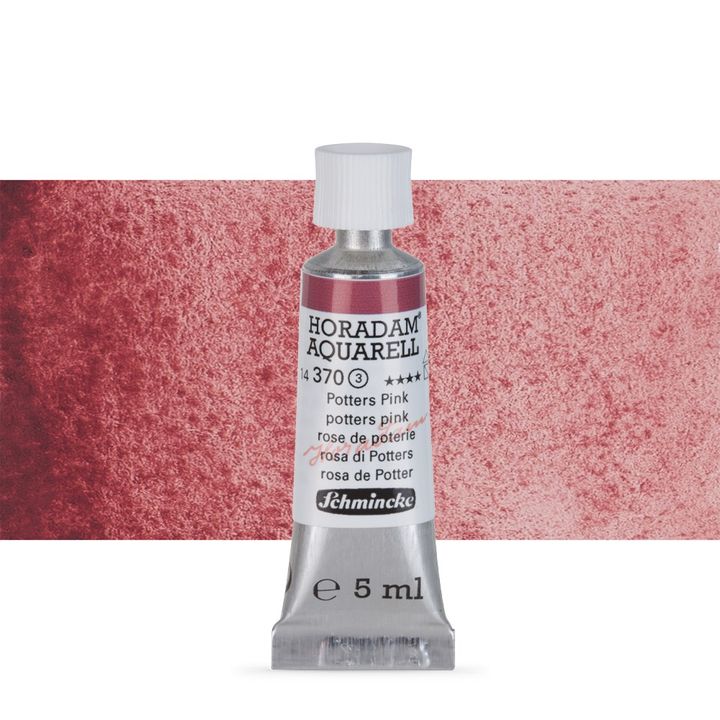Schmincke HORADAM Aquarellfarben in der 5 ml Tube – 370 potters pink