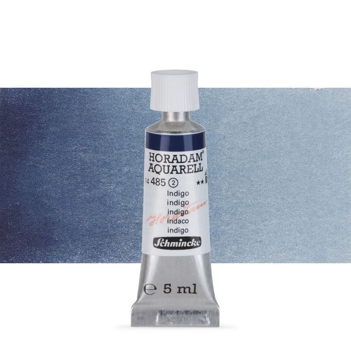 Schmincke HORADAM Aquarellfarben in der 5 ml Tube – 485 indigo