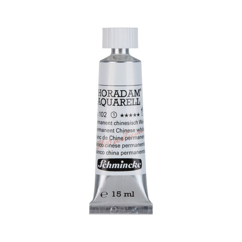 Schmincke Horadam Aquarellfarbe in Tube 15 ml – Onetz – 102 Permanent Chinesischweiß