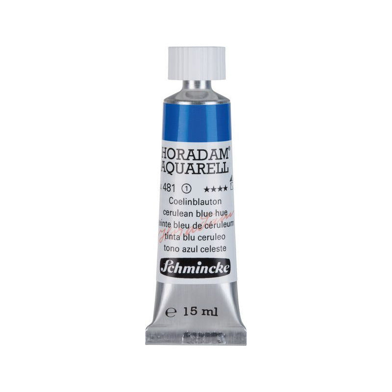 Schmincke Horadam Aquarellfarbe in Tube 15 ml – Onetz – 481 Cölinblauton