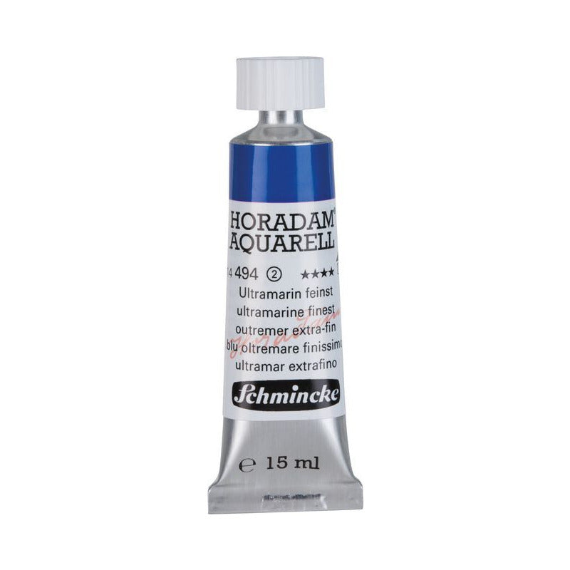 Schmincke Horadam Aquarellfarbe in Tube 15 ml – Onetz – 494 Ultramarin feinst