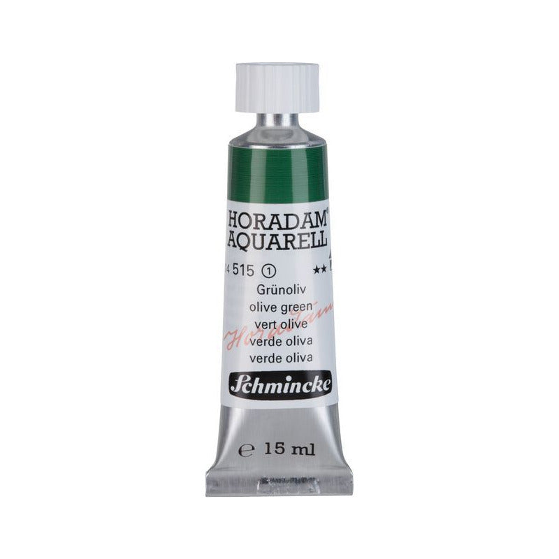 Schmincke Horadam Aquarellfarbe in Tube 15 ml – Onetz – 515 Olivgrün