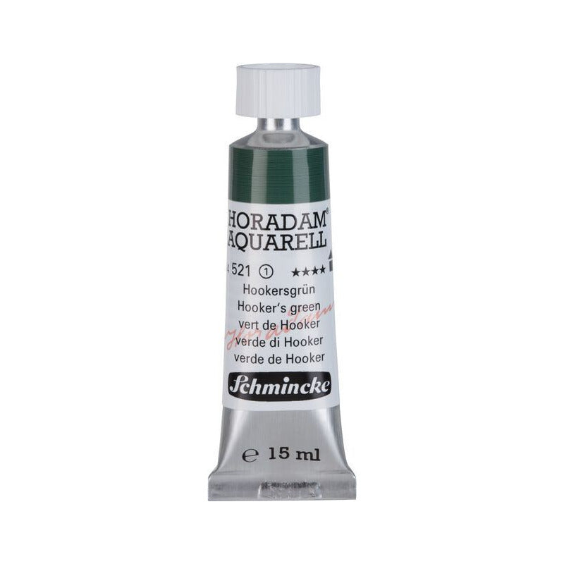 Schmincke Horadam Aquarellfarbe in Tube 15 ml – Onetz – 521 Hooker's Grün