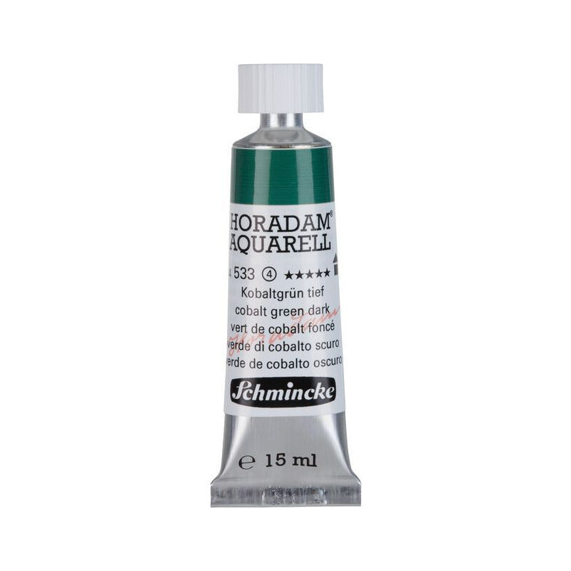 Schmincke Horadam Aquarellfarbe in Tube 15 ml – Onetz – 533 Cobaltgrün dunkel