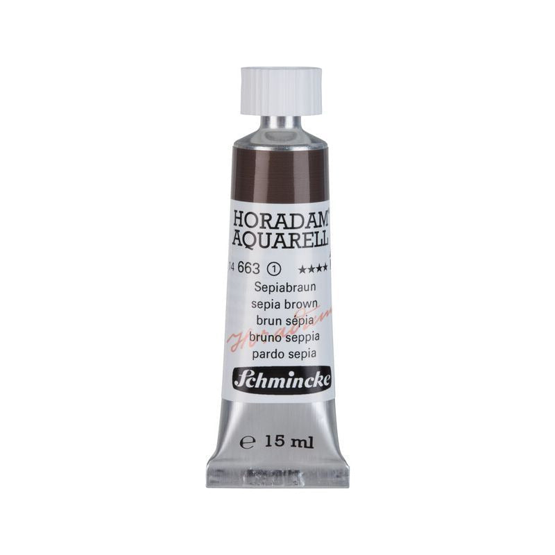 Schmincke Horadam Aquarellfarbe in Tube 15 ml – Onetz – 663 Sepiabraun