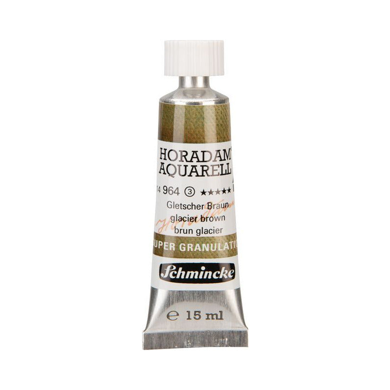 Schmincke Horadam Aquarellfarbe in Tube 15 ml – Onetz – 964 Gletscherbraun