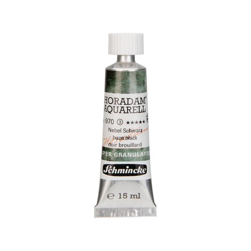 Schmincke Horadam Aquarellfarbe in Tube 15 ml – Onetz – 970 Dunst-Schwarz