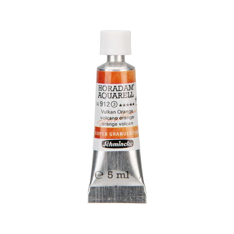 Schmincke Horadam Aquarellfarbe in Tube 5 ml – Volcano yellow – 912 Vulkanorange