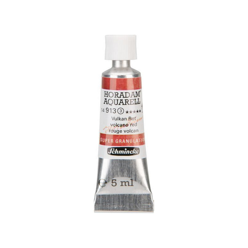 Schmincke Horadam Aquarellfarbe in Tube 5 ml – Volcano yellow – 913 Vulkanrot