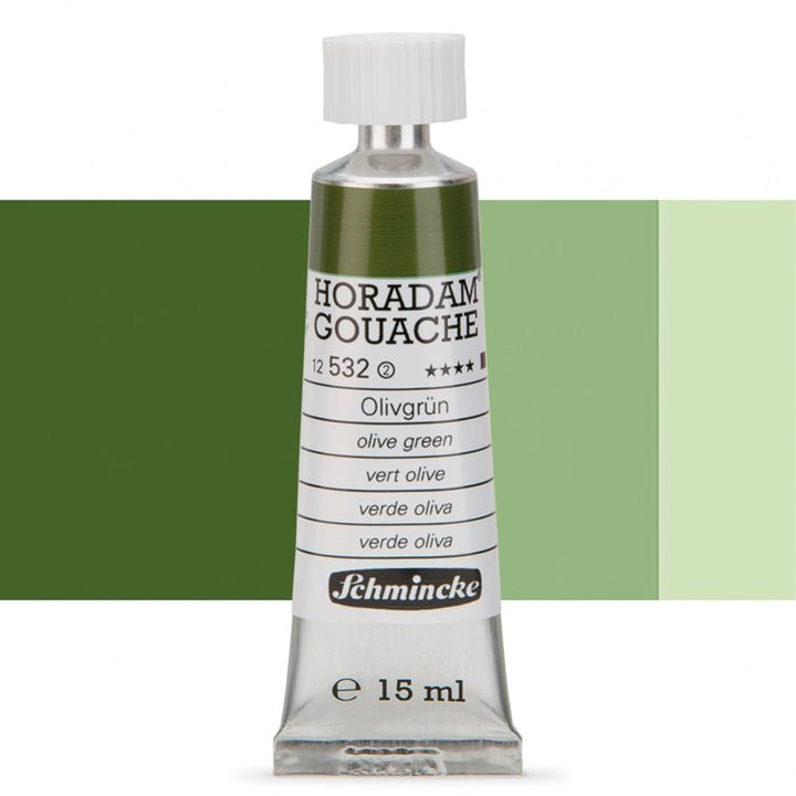 Schmincke Horadam Gouache 15ml – 532 Olivgrün
