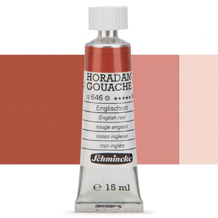 Schmincke Horadam Gouache 15ml – 646 Englischrot