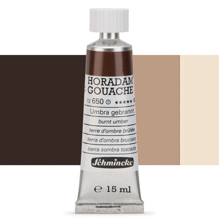 Schmincke Horadam Gouache 15ml – 650 gebrannt umbra