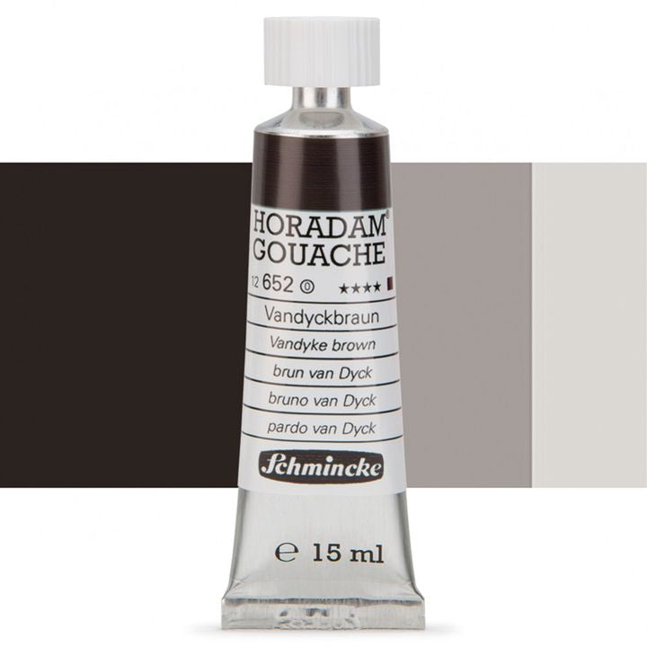 Schmincke Horadam Gouache 15ml – 652 Vandyke brown