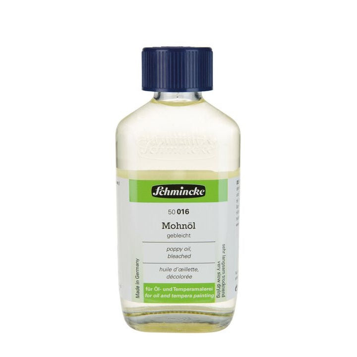 Schmincke Mohnöl für Öl- und Temperafarben | verschiedene Größen | 200 ml