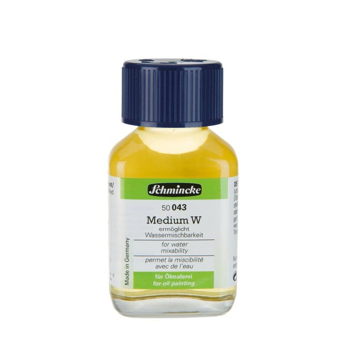 Schmincke Medium W zum Mischen von Ölfarben mit Wasser | verschiedene Größen | 60 ml