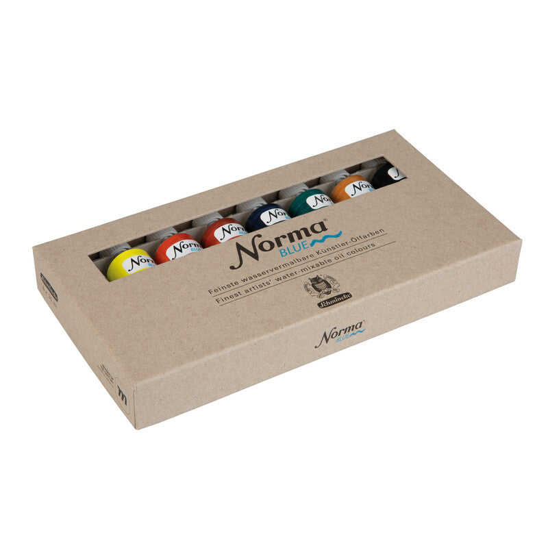 Schmincke NORMA Blue Kartonset, 8 x 35 ml