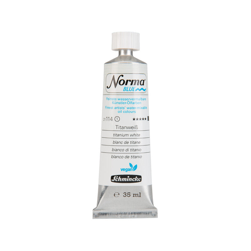 Schmincke NORMA Blue Ölfarben 35 ml – 114 Titanweiß
