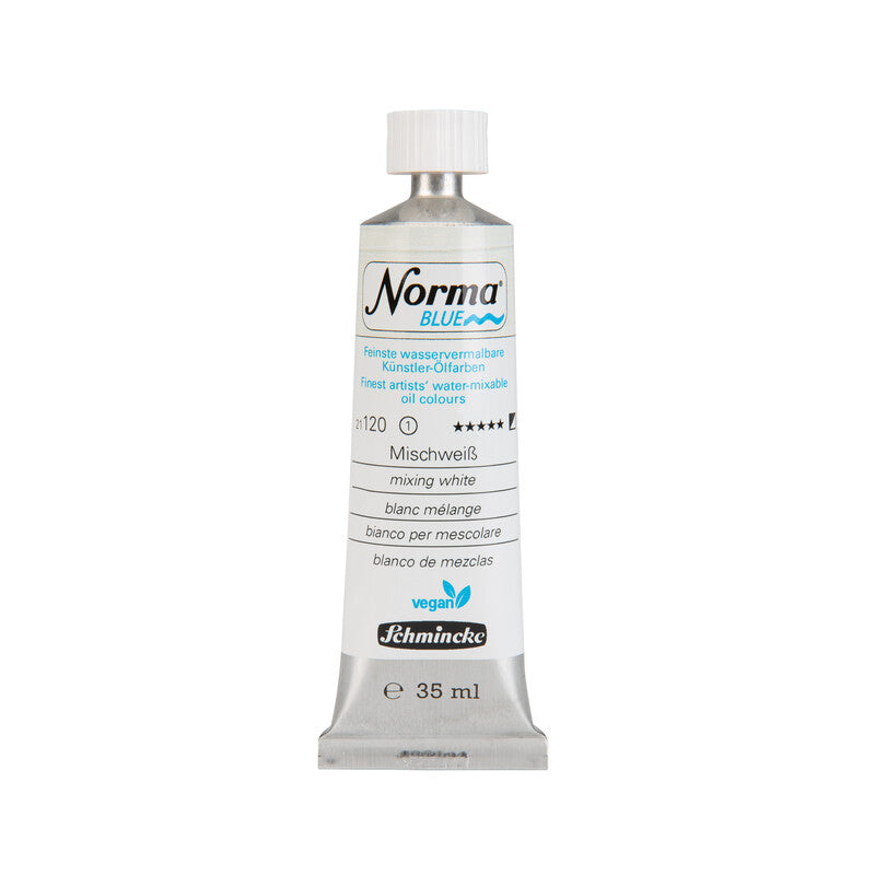 Schmincke NORMA Blue Ölfarben 35 ml – 120 Mischweiß