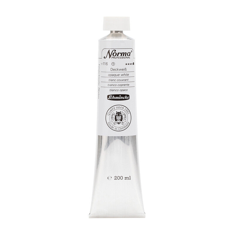 Schmincke Norma Professional Ölfarbe 200 ml – 116 Deckweiß