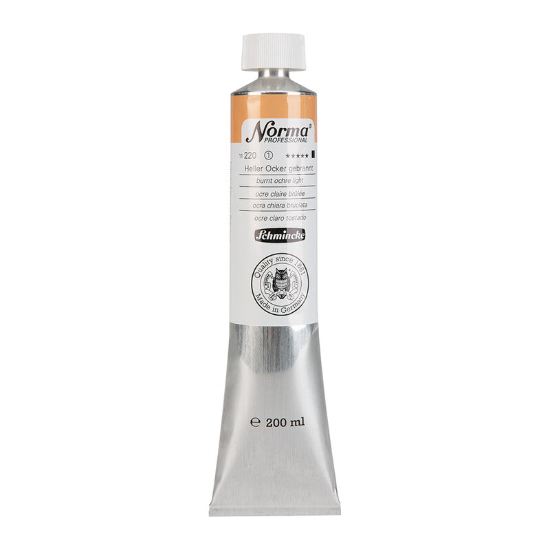 Schmincke Norma Professional Ölfarbe 200 ml – 220 Gebrannter Ocker hell