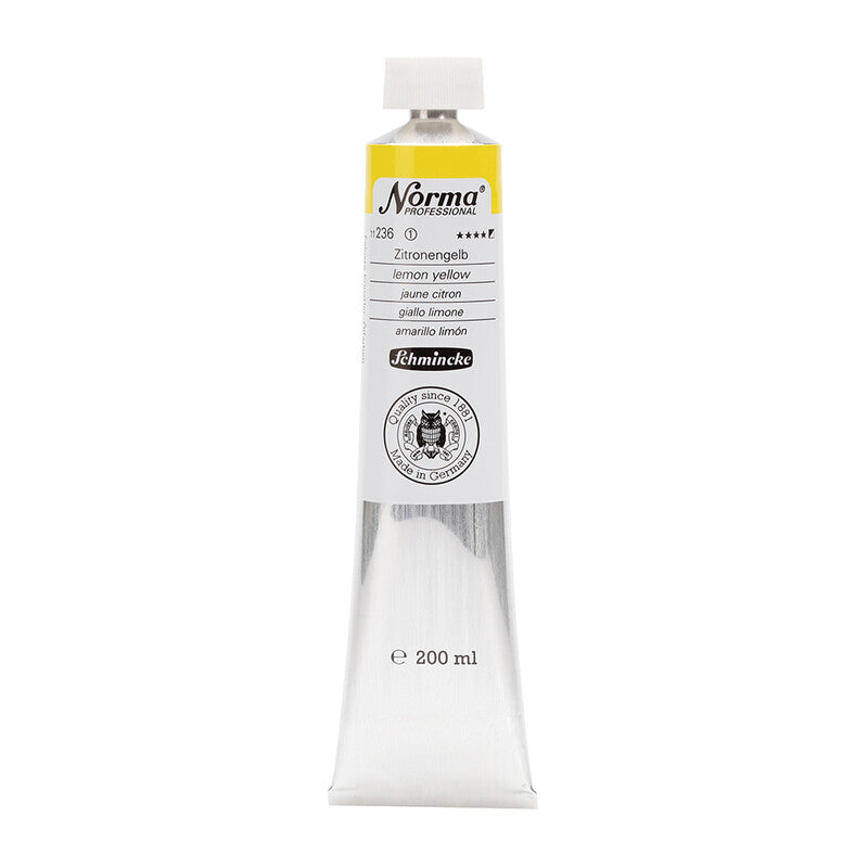 Schmincke Norma Professional Ölfarbe 200 ml – 236 Zitronengelb