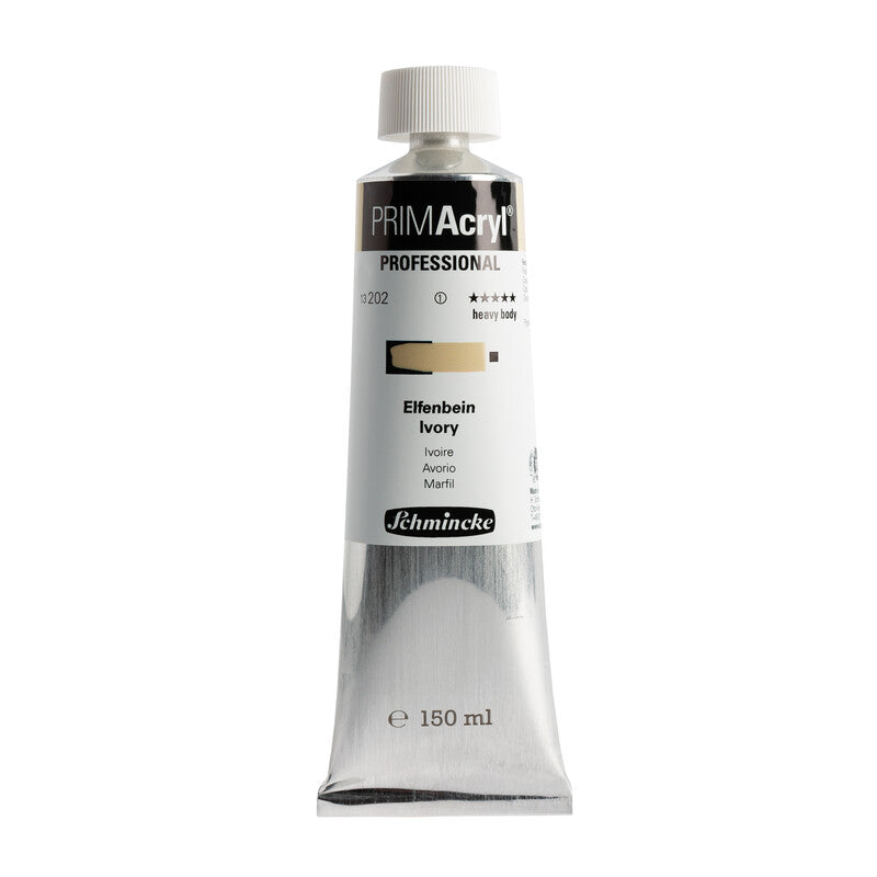 Schmincke PRIMAcryl Professional Acrylfarbe 150 ml – 202 Elfenbein