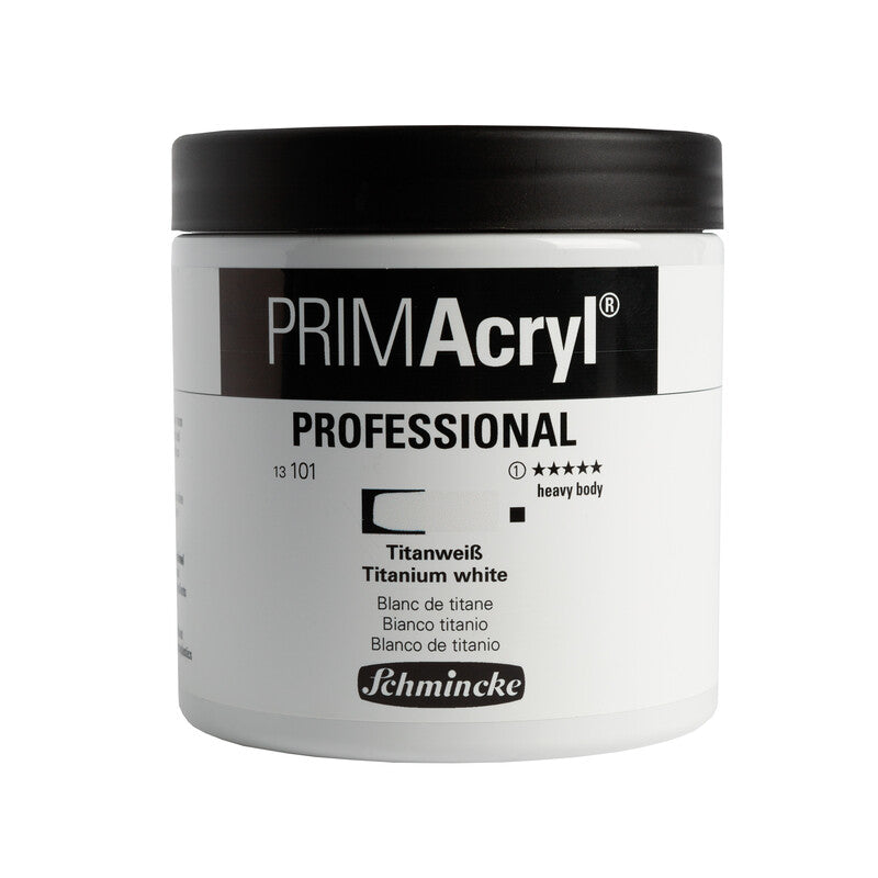 Schmincke PRIMAcryl Professional Acrylfarbe 474 ml – Titanium white