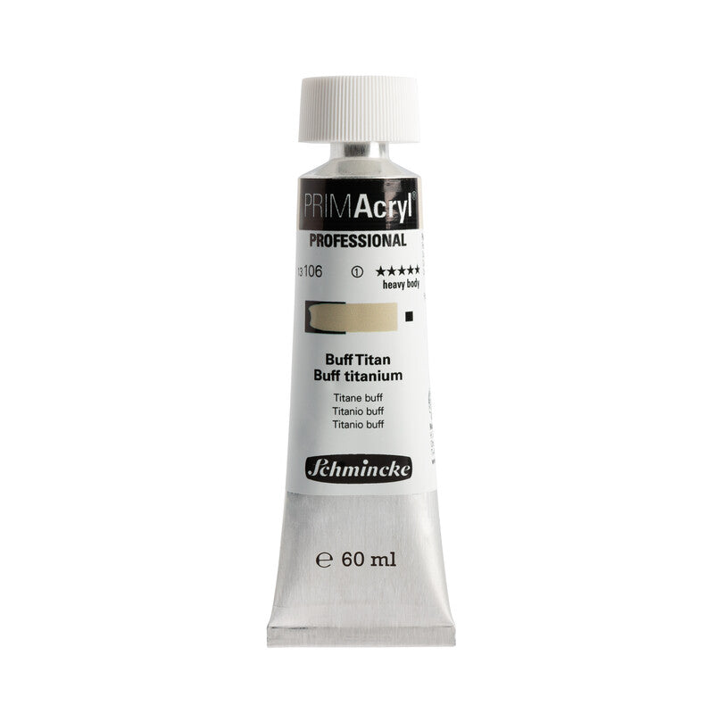 Schmincke PRIMAcryl Professional Acrylfarbe 60 ml – 106 Titanbuff
