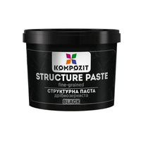 Schwarze, feinkörnige Strukturpaste von Kompozit für 3D-Effekte | ARTMIE