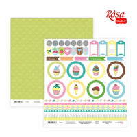 Scrapbooking-Papier 30,48 x 30,48 cm Cake Delicious – No. 6