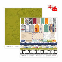Scrapbooking-Papier 30,48 x 30,48 cm Make your journey – No. 6