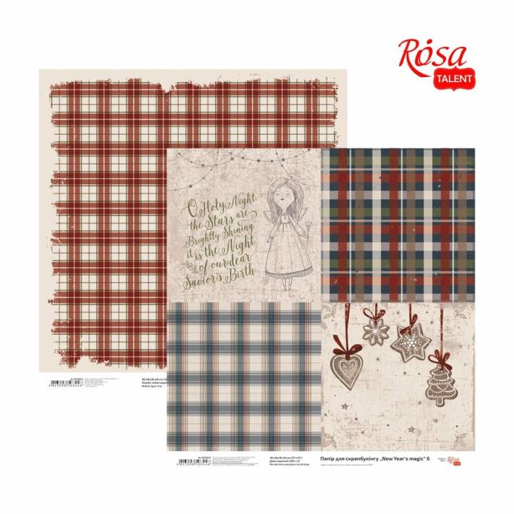 Scrapbooking-Papier 30,48 x 30,48 cm New Years Magic | verschiedene Motive — Bild 2