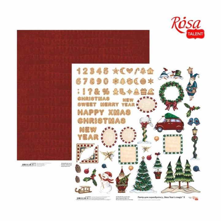 Scrapbooking-Papier 30,48 x 30,48 cm New Years Magic | verschiedene Motive — Bild 4